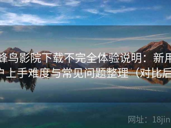 蜂鸟影院下载不完全体验说明：新用户上手难度与常见问题整理（对比后）