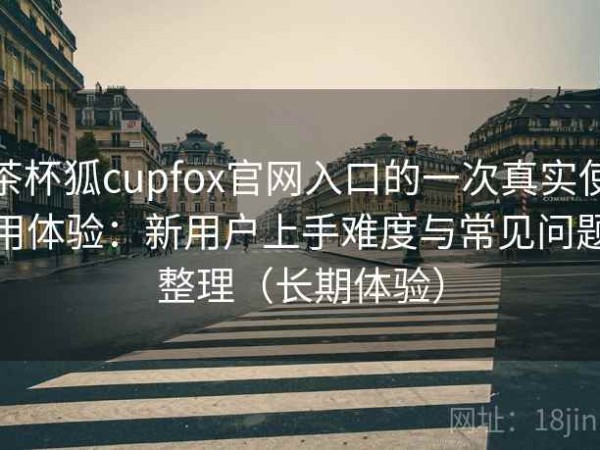 茶杯狐cupfox官网入口的一次真实使用体验：新用户上手难度与常见问题整理（长期体验）