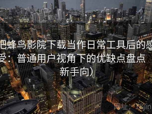 把蜂鸟影院下载当作日常工具后的感受：普通用户视角下的优缺点盘点（新手向）