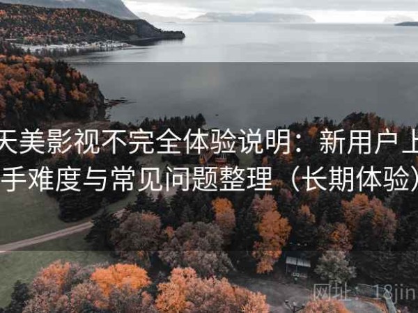 天美影视不完全体验说明：新用户上手难度与常见问题整理（长期体验）