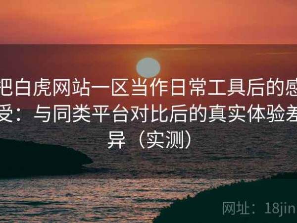 把白虎网站一区当作日常工具后的感受：与同类平台对比后的真实体验差异（实测）