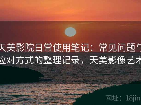 天美影院日常使用笔记：常见问题与应对方式的整理记录，天美影像艺术