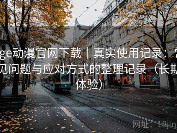 age动漫官网下载｜真实使用记录：常见问题与应对方式的整理记录（长期体验）