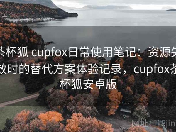 茶杯狐 cupfox日常使用笔记：资源失效时的替代方案体验记录，cupfox茶杯狐安卓版