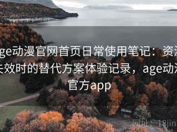 age动漫官网首页日常使用笔记：资源失效时的替代方案体验记录，age动漫官方app