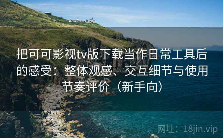 把可可影视tv版下载当作日常工具后的感受：整体观感、交互细节与使用节奏评价（新手向）